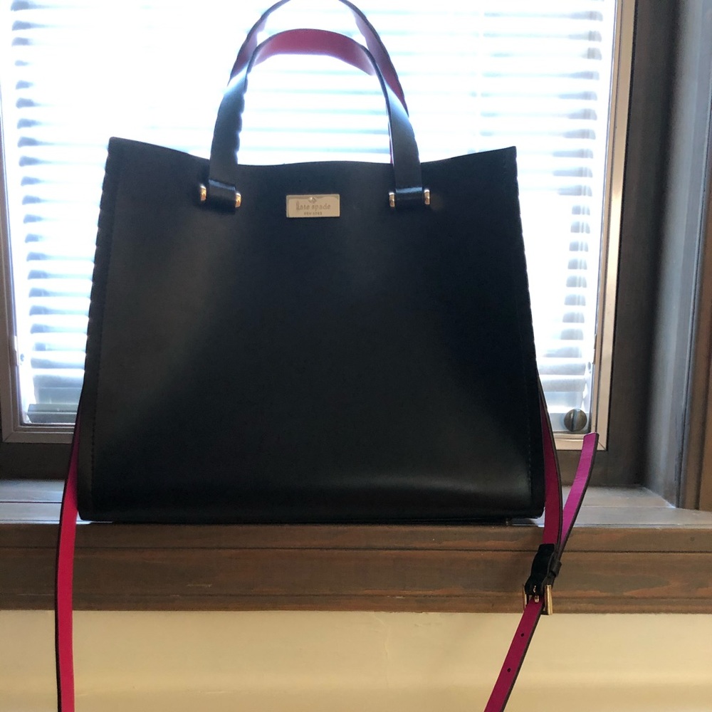 Kate Spade Hot Pink/Black bag